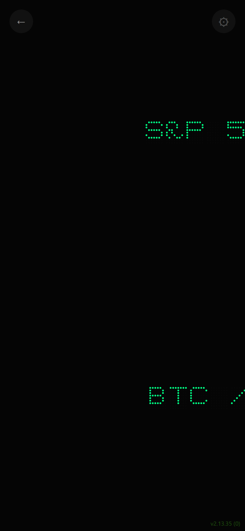 LumaTick Markets Crypto Ticker, live scrolling asset river